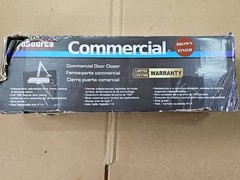 ProSource C501-AB-SA-AS Door Closer, Non-Handed, Automatic, Aluminum, Silver