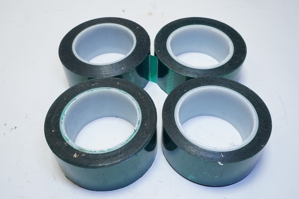 READ! Lot of 4 High Temperature Masking Tape for Powder Coating 400F 2.0″ x 72yd