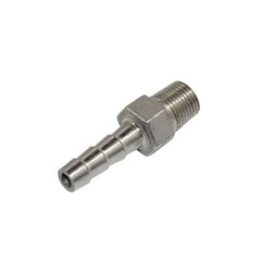 1/8″ NPT Threaded – 3/8″ Barb Hose Tail End Connector Stainless 304 Pipe Fitting