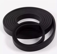 4mm-30mm Black Fluororubber Square Seal Strip Fluorine Rubber Seal Square Bars