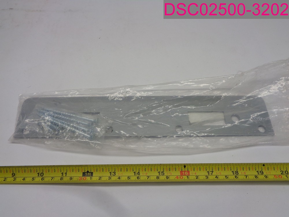 QTY=4; FL-212W6-SL Don Jo 12″ Security Strike Plate, Silver Coated