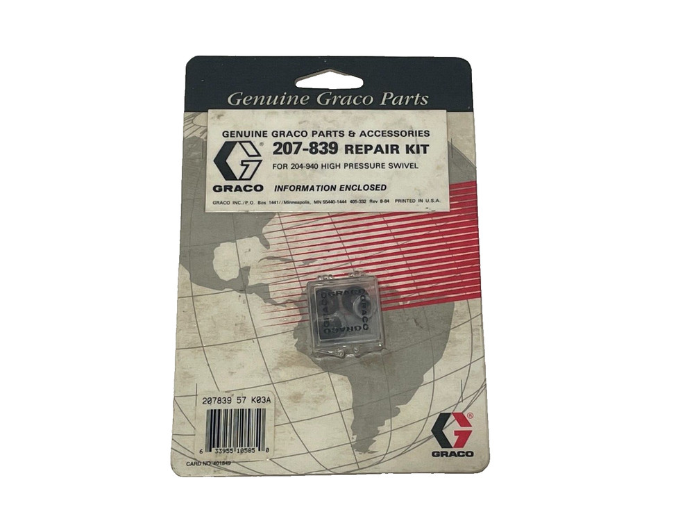 SEALED Graco 207-839 Repair Kit