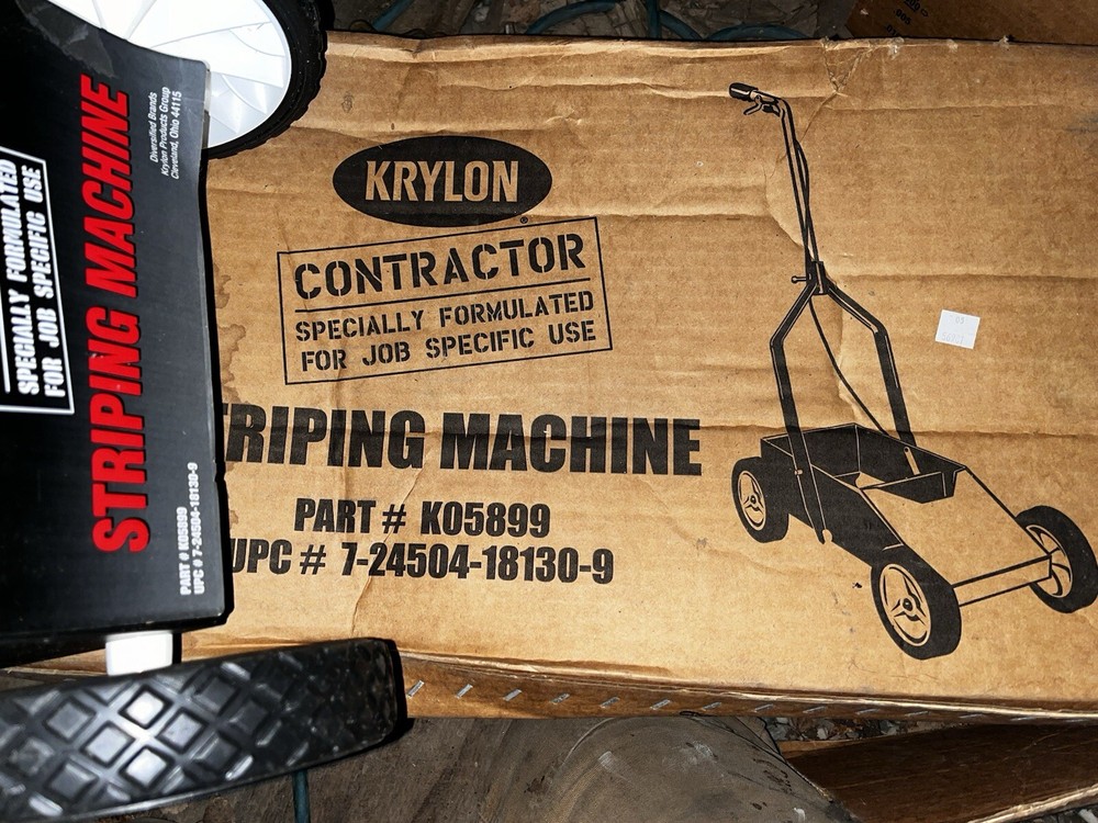 Krylon Striping Machine, Contractor Grade, Holds 10 Inverted Aerosol Cans