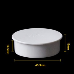 PVC End Cover Hole Plugs Plastic Pipe Cap Inner Plug Cap Cover Blanking White