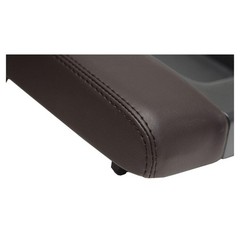 Console Lid Armrest Cover Cocoa Brown Stitch Chevy Tahoe 2014-2019 CLALCFCT2C