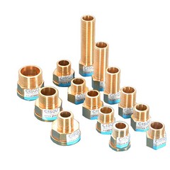 1/2″ 3/4″ 1″ BSP Brass Pipe Fitting Female / Male Thread Coupler Reducer Nipple