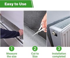 60″ X 10′ DIY Reflective Insulation, Window Kit, Bubble Core + 65 Adhesive Pads