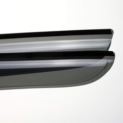 4pcs Dark Smoke Side Window Wind Deflectors for 2008-2015 Toyota Highlander