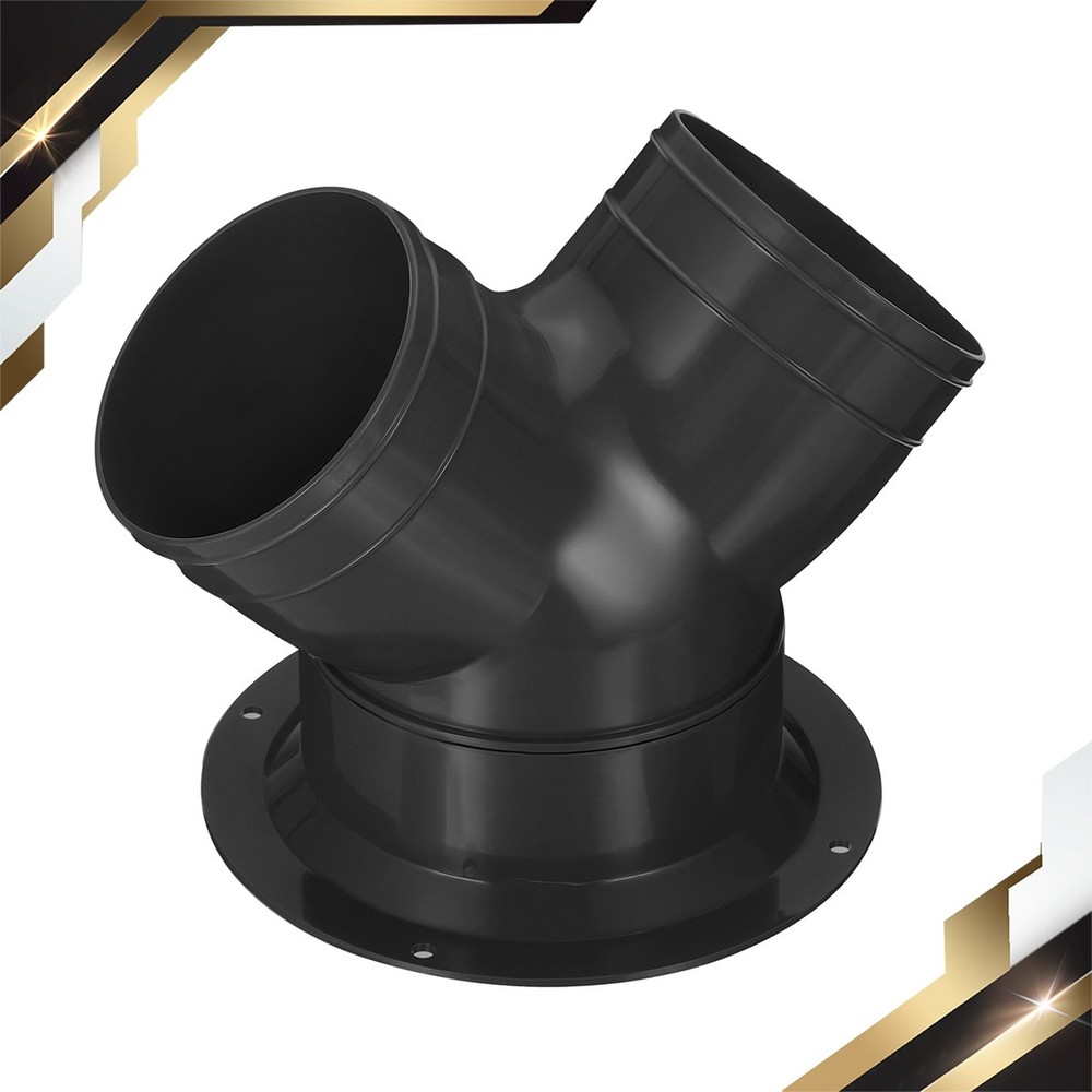 3 Way Duct Splitter 3″x3″x4″ Y Reducer Connector Air Vent Hose Exhaust Adapter