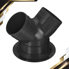 3 Way Duct Splitter 3″x3″x4″ Y Reducer Connector Air Vent Hose Exhaust Adapter