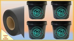 EPDM Rubber COMPLETE SEAMLESS Roofing Kit – 1,600 sq.ft.