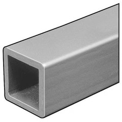 Fibergrate 1644100.04 Sq Tube, Isofr, Gry, 1/8 T X1 In Od Sq, 5 Ft