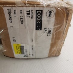 Yale Door Closer, Non Hold Open, Tri-Mount, Adjustable Spring, Aluminum 5801-689