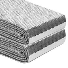 Reflective Insulation Roll 59 inch x 8.2Ft Double Bubble 59″x8.2′, Silver