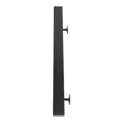 Black Stainless Steel Wall Mount Stair Rail 60in For Wood/Brick/Concrete