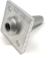 One Way Anchor Vise Grape Trellis Coated Wire Tightening Vice 12.5 Metallic