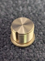 (QTY 2) General Lock MC-100-DC-605 1-inch Mortise Dummy Cylinder Bright Brass