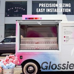 Aluminum Concession Window for Food Trucks 36x24in & Awning