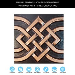 Faux Painting Ceiling Tiles Plastic PL61 Traditional copper 10pcs PAINTSDECOR