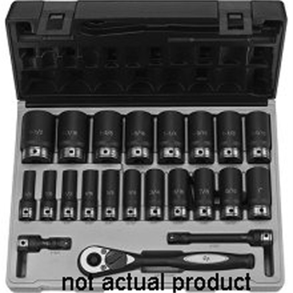 Grey Pneumatic 82026D Grey Pneumatic 1/2″ Drive x 13/16″ Deep Duo-Socket – 6 Poi