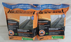2- Packs Quick Dam Flood Barrier 3.5 in x 10 ft Length Flood Protection 2 Total