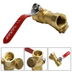 1/2″ 3/4″ 1″ BSP Equal Female Thread Brass Y Type Strainer Filter Ball Valve D