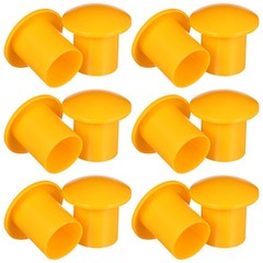 30Pcs Durable Plastic Rebar End Protectors Construction Safety Caps