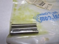 #4 0.219″-1/4″End Dia 1-1/2″L Plain C/S Std Tapered Pin QTY 3