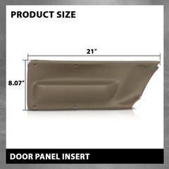 Front Door Panel Insert VW Beetle Convertible 2003-2010 Brown