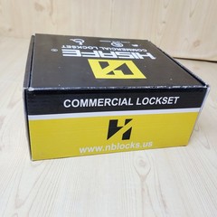HISAFE Commercial Lock Set Heavy Duty Satin Chrome New Open Box