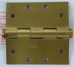 LAWRENCE Bros. (3) BB4101-10 Full Mortise Hinges 4 1/2 X 4 1/2 Satin Bronze NOS