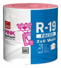 Owens Corning RF41 R-19 23″ x 39.2″ Faced Fiberglass Roll