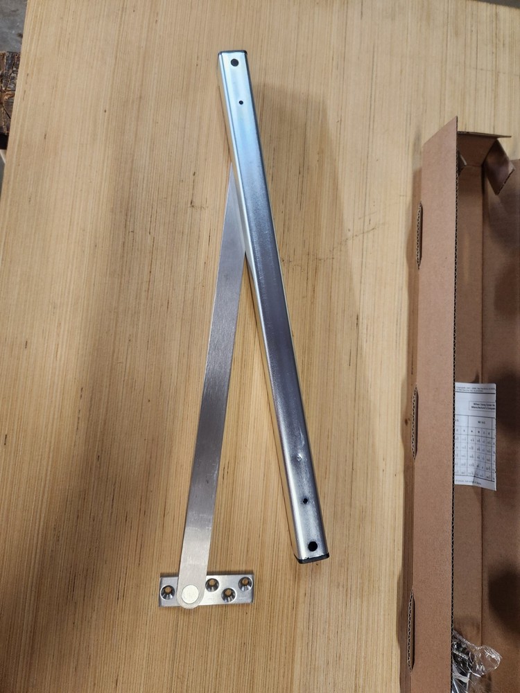 Rickson 1-336 630 Concealed Heavy Duty Overhead Stop, Stainless Steel