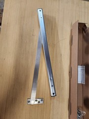 Rickson 1-336 630 Concealed Heavy Duty Overhead Stop, Stainless Steel