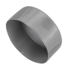 Dark Gray 120mm Rubber End Caps Round Vinyl Plug Insert Flexible