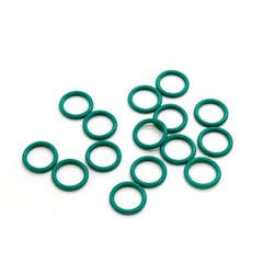 10x Green C/S 3.1mm OD 10-70mm Fluorine Rubber O-Ring Oil Seals Washer