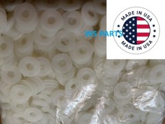 9 mm ID X 25 mm OD X 1.5 mm THK FLAT WASHER PLASTIC NATURAL NYLON FOR 9mm BOLT