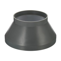 10″ to 6″ Duct Reducer Connector Ventilation Tube Increaser Adapter Grey