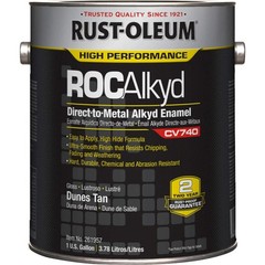 RUST-OLEUM 261957 1 GAL 100 VOC DTM Alkyd Dunes Tan 23N394