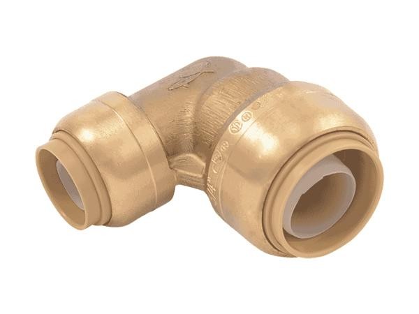 Sharkbite U274LF 3/4″ X 1/2″ Brass Push 90 Elbow