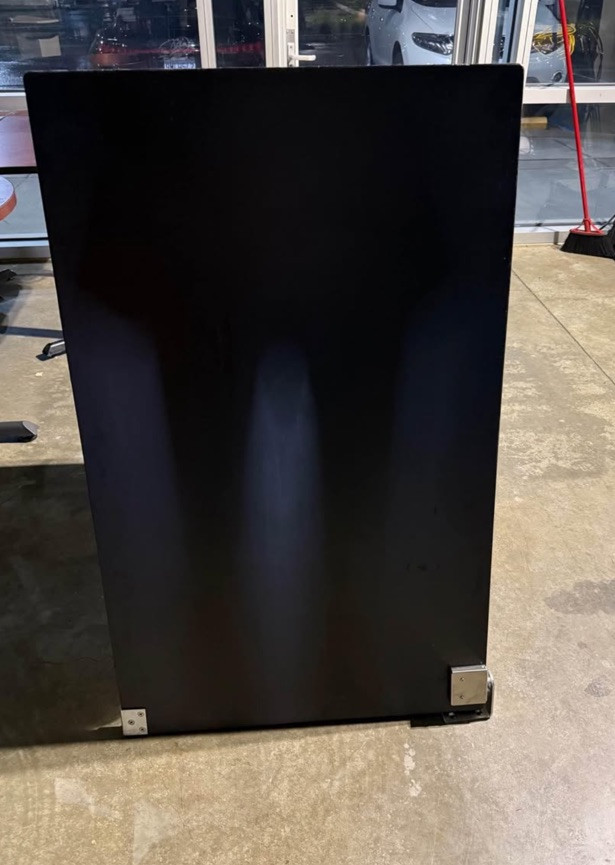 Service Pro Cafe Swing Door, Single Piece 48×32, Wooden Core, Black Laminate