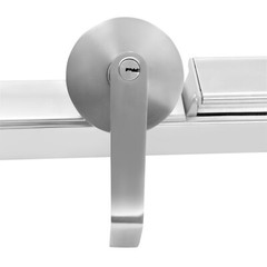 80cm Panic Bar Exit Device Silver Push Bar For Exit Doors Exit Lever With Key