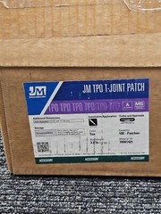 (QTY 100) JM Johns Manville TPO T-Joint Patch Tan 70001421
