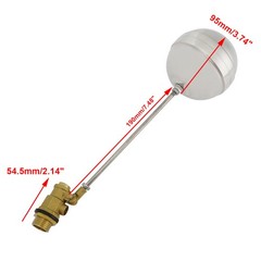 🔧1/2″-1″Male Thread Float Ball Valve Floating Ball Stainless Steel Water Sensor