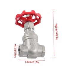 Heavy Duty Wheel Handle Gate Valve DN15 1/2″ NPT Stainless Steel Female Threaded