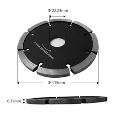 4.5″ Tuck Point Diamond Blade. 1/4″ 250 Inch Seg Width Concrete Cement granite