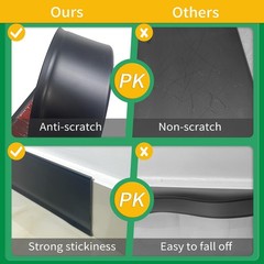 Gamzau Flexible Baseboard Molding Trim 4 Inch X 20 Feet Peel And Stick Vinyl