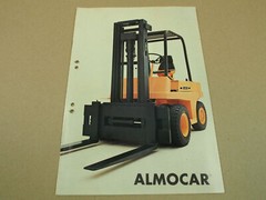 Brochure 25 years Almocar Dachau forklift D 2000 2500 3000 3500 50 60 70 80 100