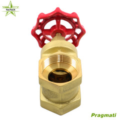 1-1/2″ NPT Brass Gate Valve Heavy Duty Two-way Flow Manual Rotary Sluice Valve
