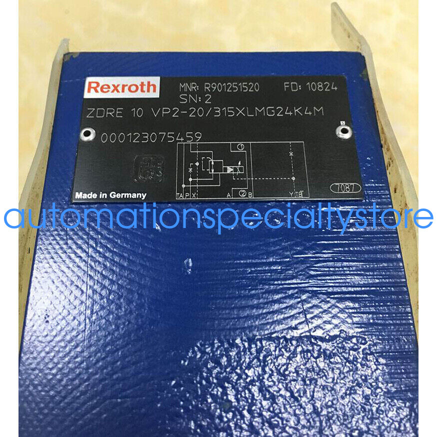 ZDRE10VP2-20/315XLMG24K4M NEW REXROTH VALVE Via DHL or FedEx